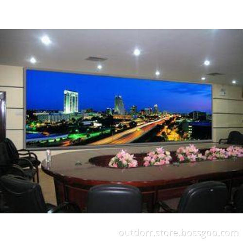High contrast mask stage background led screen with large v
